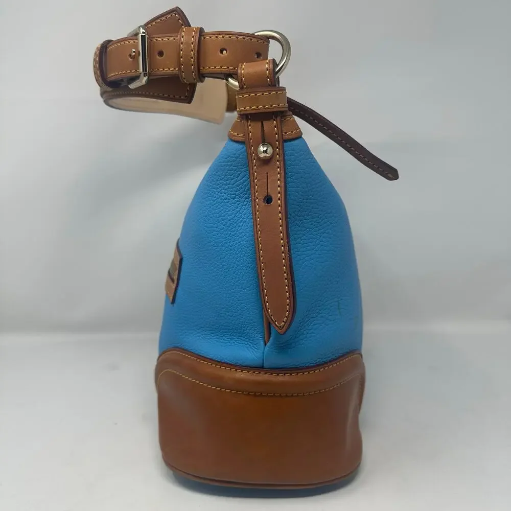 Dooney & Bourke Azure Pebble Leather Hobo w/Cotton Lining  (selling as is) - Picture 15 of 16